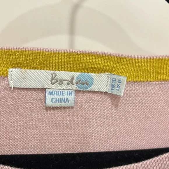 Boden Colorful Sweater Size 6 - Picture 2 of 4